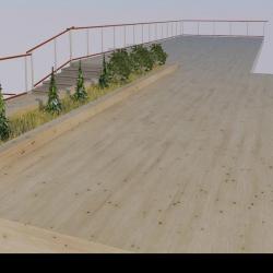 Archicad suunnittelu, terassi